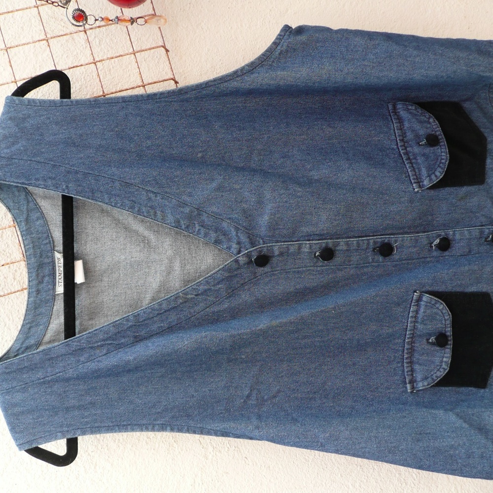 denim vest